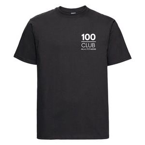 100 Club Classic Unisex  Heavyweight Combed Cotton T-Shirt Thumbnail