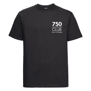 750 Club Classic Unisex Heavyweight Combed Cotton T-Shirt Thumbnail