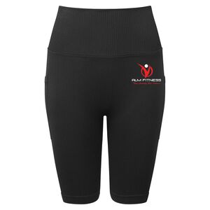 Women’s Ribbed Seamless '3D Fit' Cycle Shorts Thumbnail